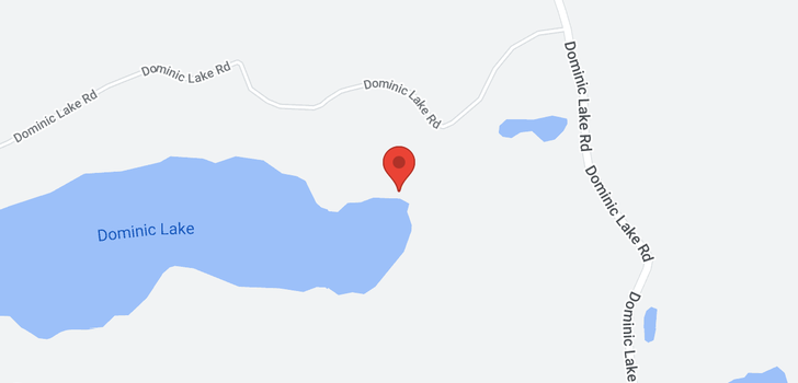 map of 9437 DOMINIC LAKE ROAD